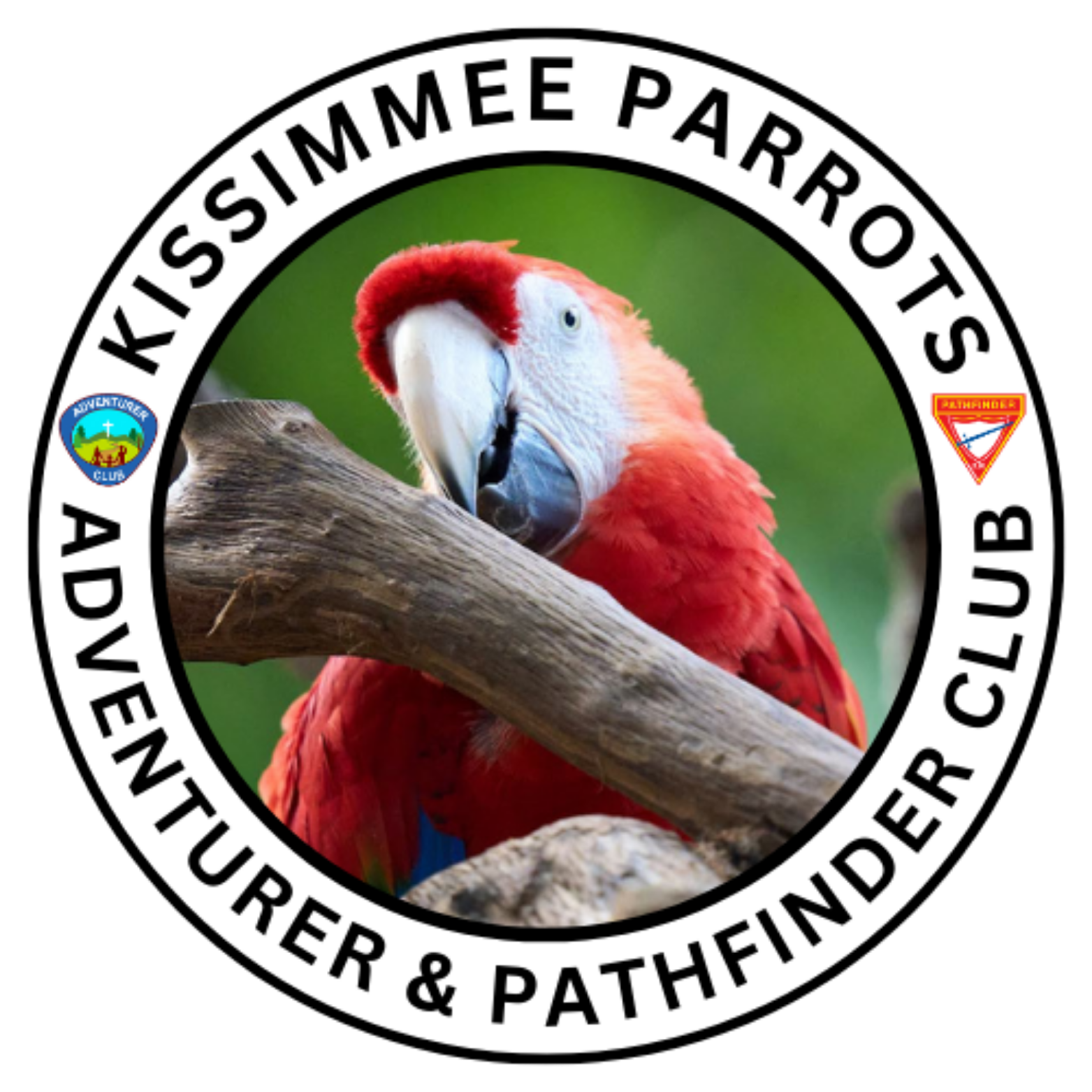 Kissimmee Parrots Adventurer & Pathfinder Club logo